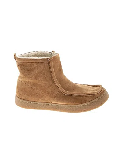 Pre-owned Clarks Ankle Boots In Tan