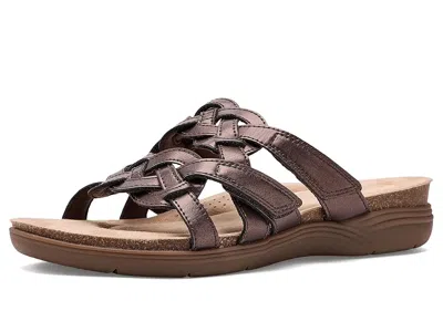 Clarks April Rae Wedge Sandal In Brown | ModeSens