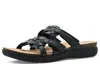 Clarks April Rae Wedge Sandal In Black