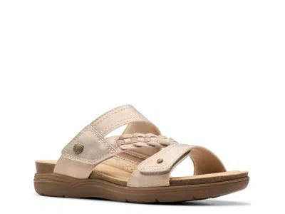 Clarks April Raelyn Sandal In Neutral