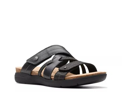 Clarks April Willow Sandal In Black