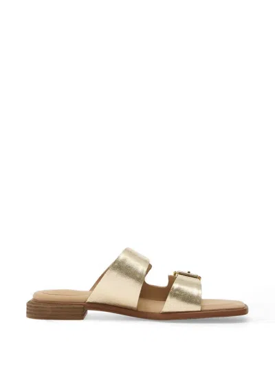 Clarks Ariany Bay Buckle-fastening Sandals In Gold