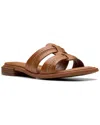 Clarks Ariany Mule Leather Sandal In Brown
