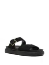 Clarks Aristella Buckled Platform Sandals