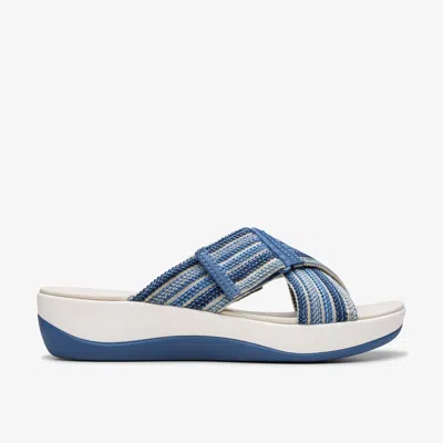 Clarks Women's Cloudsteppers Arla Wave Sandals In Blue