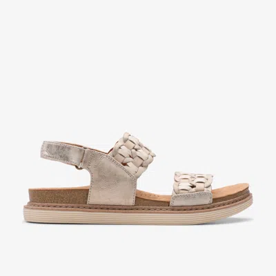 Clarks Arwell Glide In Metallic