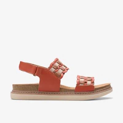 Clarks Arwell Glide In Orange