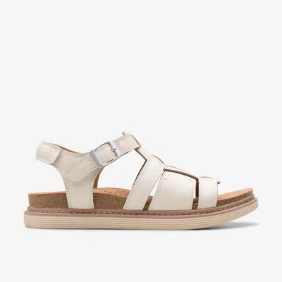 Clarks Arwell Sun In White
