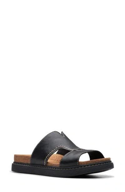 Clarks ® Arwell Walk Slide Sandal In Black