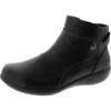 Clarks Ashland Mabel Womens Leather Zipper Ankle Boots In Multi