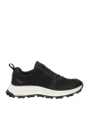 Clarks Atl Woman Sneakers Black Size 7.5 Leather, Textile Fibers In Black