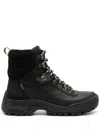 Clarks Atlhiketop Gtx Leather Ankle Boots In Schwarz