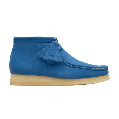 Pre-owned Clarks Atmos X Manhattan Records X  Clark's Wallabee 'blue Suede' | Men's Size 9.5