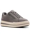 Clarks Audreigh Sky Sneaker In Gray