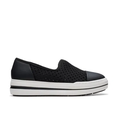 CLARKS AUDREIGH STAR IN BLACK TEXTILE