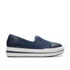 Clarks Audreigh Star In Blue Textile In Blue