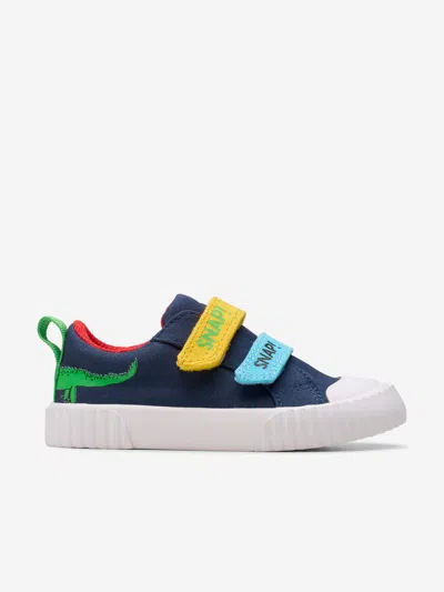 Clarks Baby Roald Dahl Foxing Ace Trainers In Blue