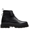 Clarks Badell Hi Wp Leather Boot In Black