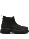 Clarks Badell Top Suede Ankle Boots In Schwarz