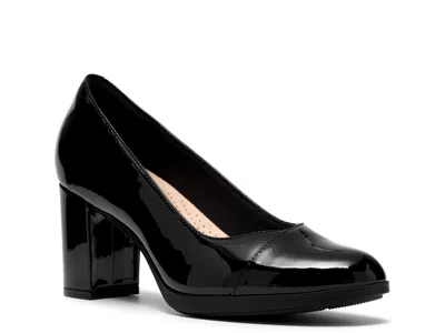 Clarks Bayla Rae Pump In Black Patent