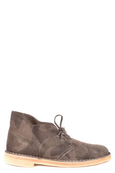 Clarks Bootie Green In Brown