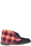 Clarks Bootie Red In Multi
