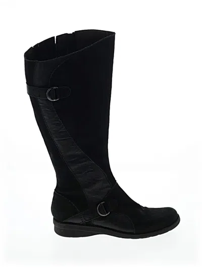 Pre-owned Clarks Boots In Black