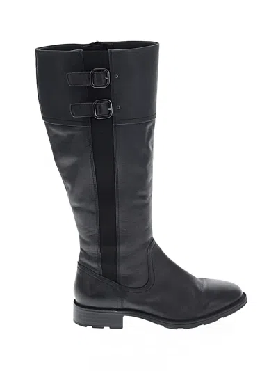 Pre-owned Clarks Boots In Black