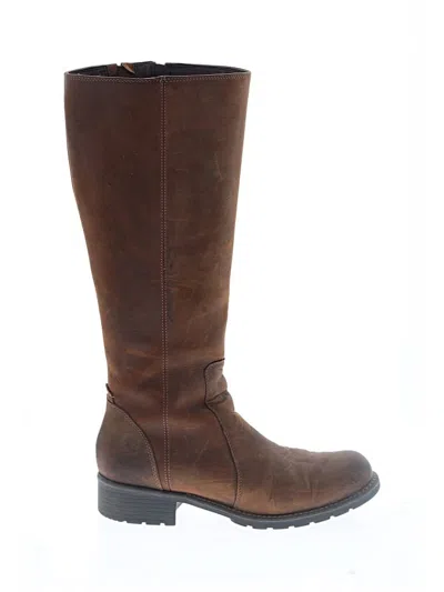 Pre-owned Clarks Boots In Brown