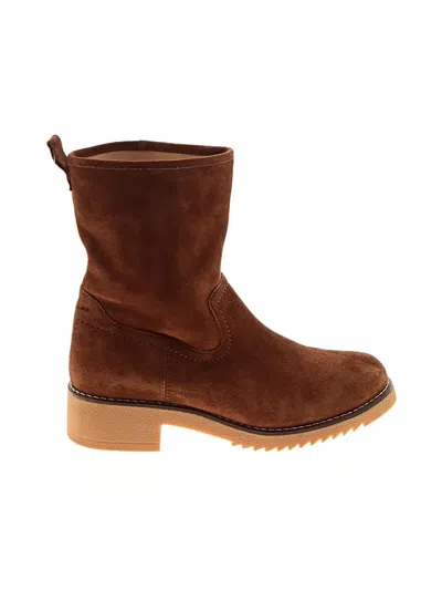 Pre-owned Clarks Boots In Brown