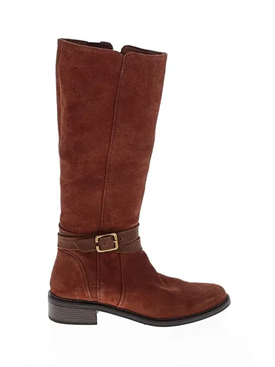 Pre-owned Clarks Boots In Brown