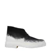 Clarks Boots Men Suede Black/chalk