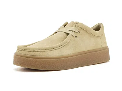 Clarks Boxbee Low Women's Dress Flat Shoes Maple Suede: 8 B - Medium