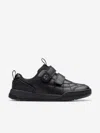 Clarks Boys Leather Laser Cross Trainers In Black
