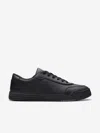 Clarks Boys Leather Urban Solo Trainers In Black