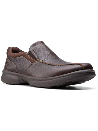 CLARKS BRADLEY STEP MENS LEATHER SLIP ON LOAFERS