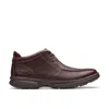 Clarks Bradley Up In Brown Leather In Brown