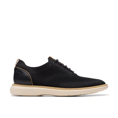 Clarks Brantin Knit In Black Textile In Multi