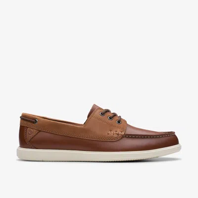 Clarks Bratton Boat In Brown