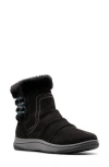 Clarks ® Breeze Cozy Faux Fur Lined Boot In Black