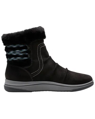 Clarks Breeze Cozy Textile Boot In Black