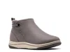 Clarks Cloudsteppers Breeze Derby Leather Boot In Gray