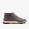 Clarks Cloudsteppers Breeze Derby Leather Boot In Gray