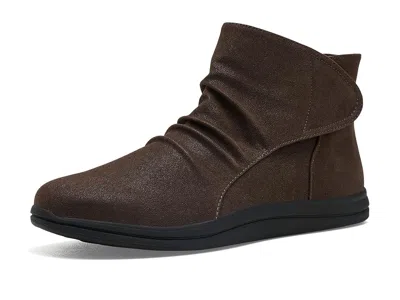 Clarks Breeze Faye Women's Boots Dark Brown: 7 D - Wide, Textile