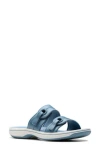 Clarks Breeze Maye Slide Sandal In Purple