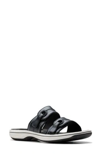 Clarks ® Breeze Maye Slide Sandal In Black
