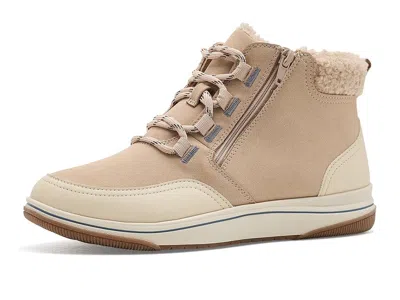 Clarks Breeze Moss Women's Boots Sand: 11 B - Medium, Synthetic/textile