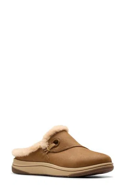 CLARKS CLARKS® BREEZE MYTH FAUX FUR LINED SLIPPER