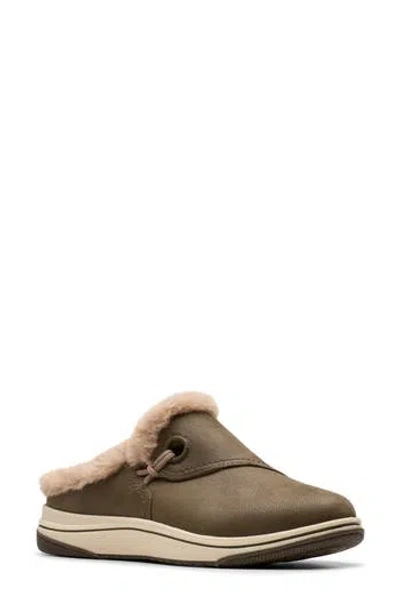 CLARKS CLARKS® BREEZE MYTH FAUX FUR LINED SLIPPER