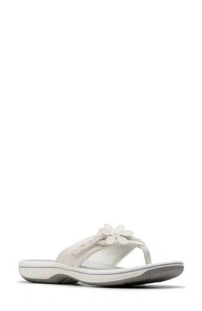 Clarks ® Breeze Opal Flip Flop In Brown
